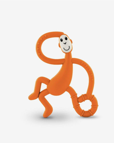 Matchstick Monkey Dancing Monkey Teether - Orange 