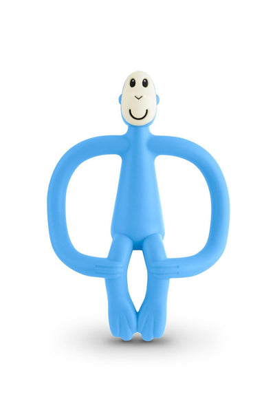 Matchstick Monkey Teething Toy & Gel Applicator - Baby Blue 