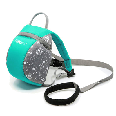 Päk - Toddler Backpack with Safety Reins - Aqua 