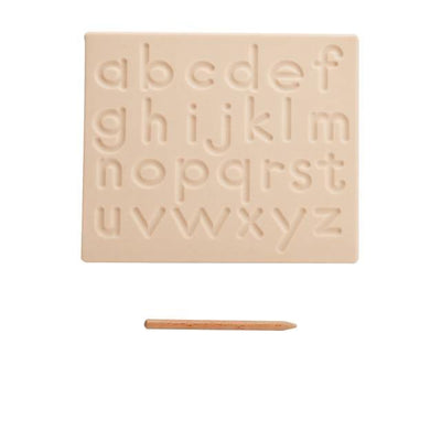 Alphabet Tracing Board (Silicone) - Beige 