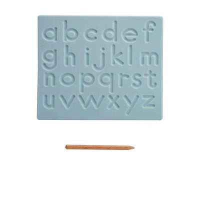Alphabet Tracing Board (Silicone) - Blue 