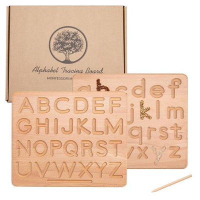 Alphabet Tracing Board (Wooden) - Alphabet 