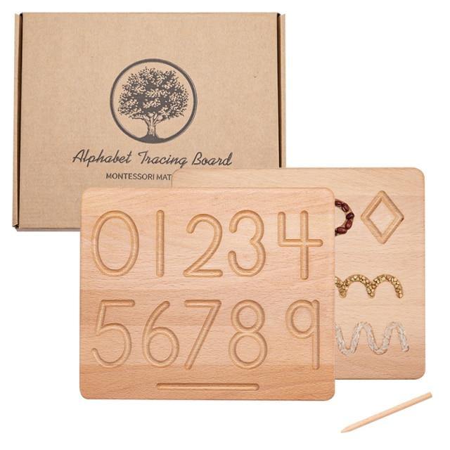 Alphabet Tracing Board (Wooden) - Numbers 