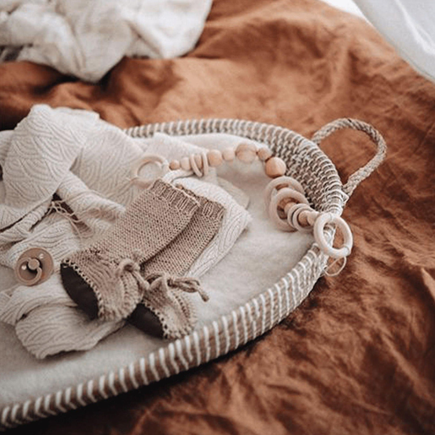 Baby Changing Basket (+ Cotton Insert) - 