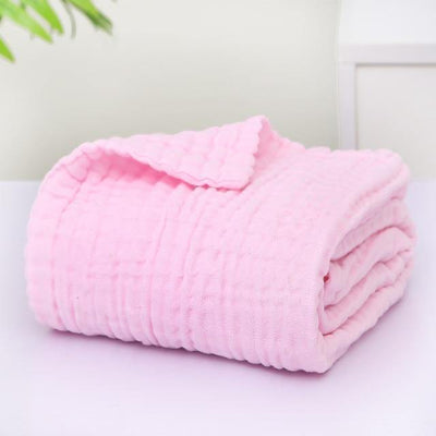 Baby Muslin Blanket - Pink 