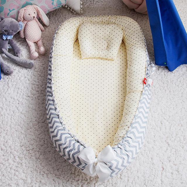 Baby Nest with Pillow Cushion - Our Baby Nursery