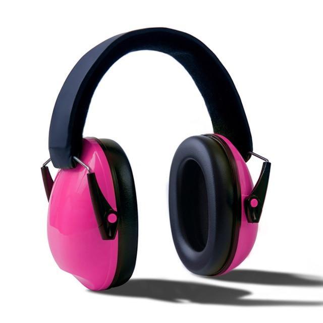 Baby Noise Cancelling Earmuffs - Rose Red 