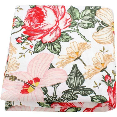 Floral Muslin Swaddle - Our Baby Nursery