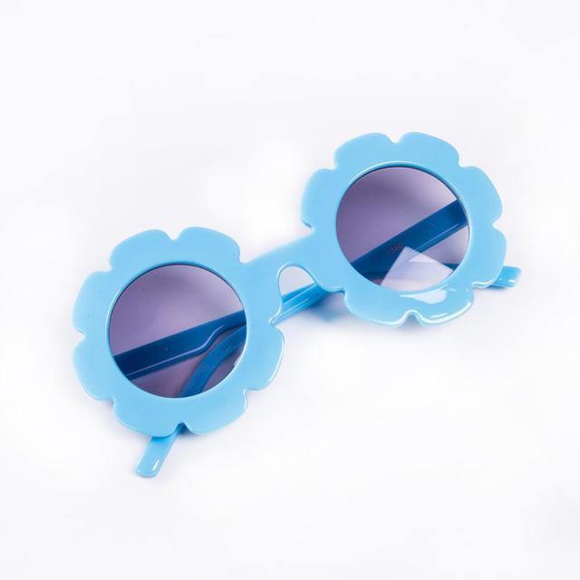 Flower Sunglasses - Blue 