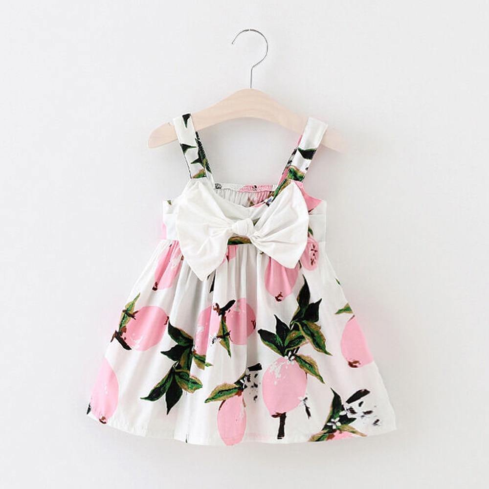 Fruit Pattern Dress - Pink 3Y 