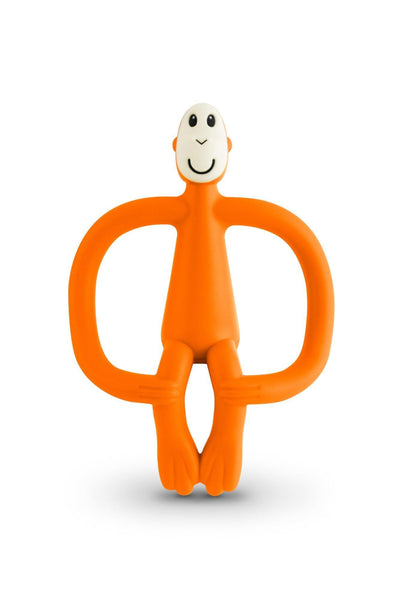 Matchstick Monkey Teething Toy & Gel Applicator - Orange 