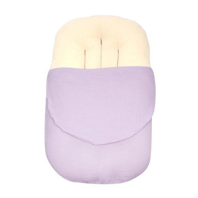 Muslin Cotton Baby Lounger - Lilac 