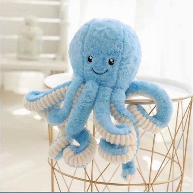 Octopus Plush Toy - 40cm Blue 