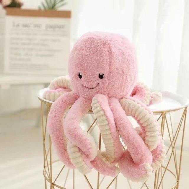 Octopus Plush Toy - 40cm Pink 