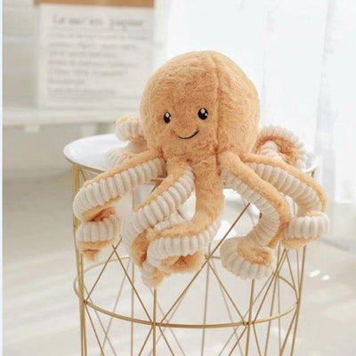 Octopus Plush Toy - 40cm Yellow 