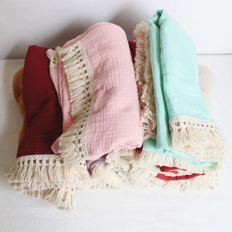 Personalised Tassel Baby Blanket - 