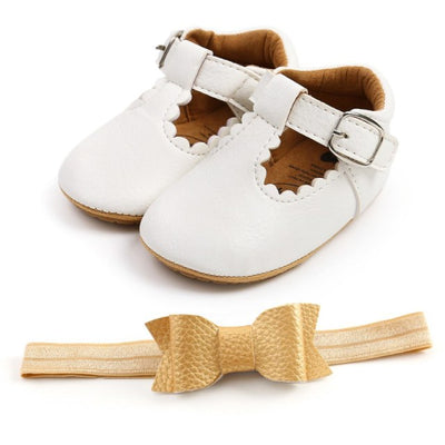 Baby Shoes & Headband Set
