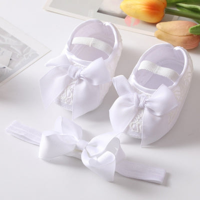 Baby Shoes & Headband Set