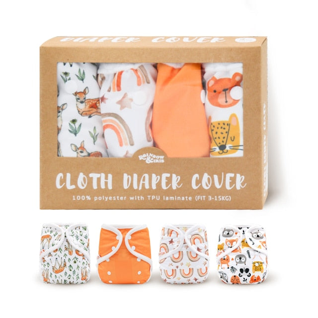 Cloth Diaper Cover (4pcs/Set)