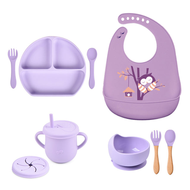 Baby Soft Silicone Mealware (4/6/8 PCS)