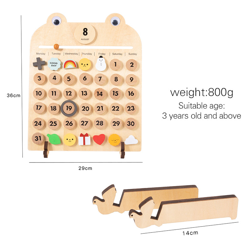 Montessori Wooden Learning Calendar