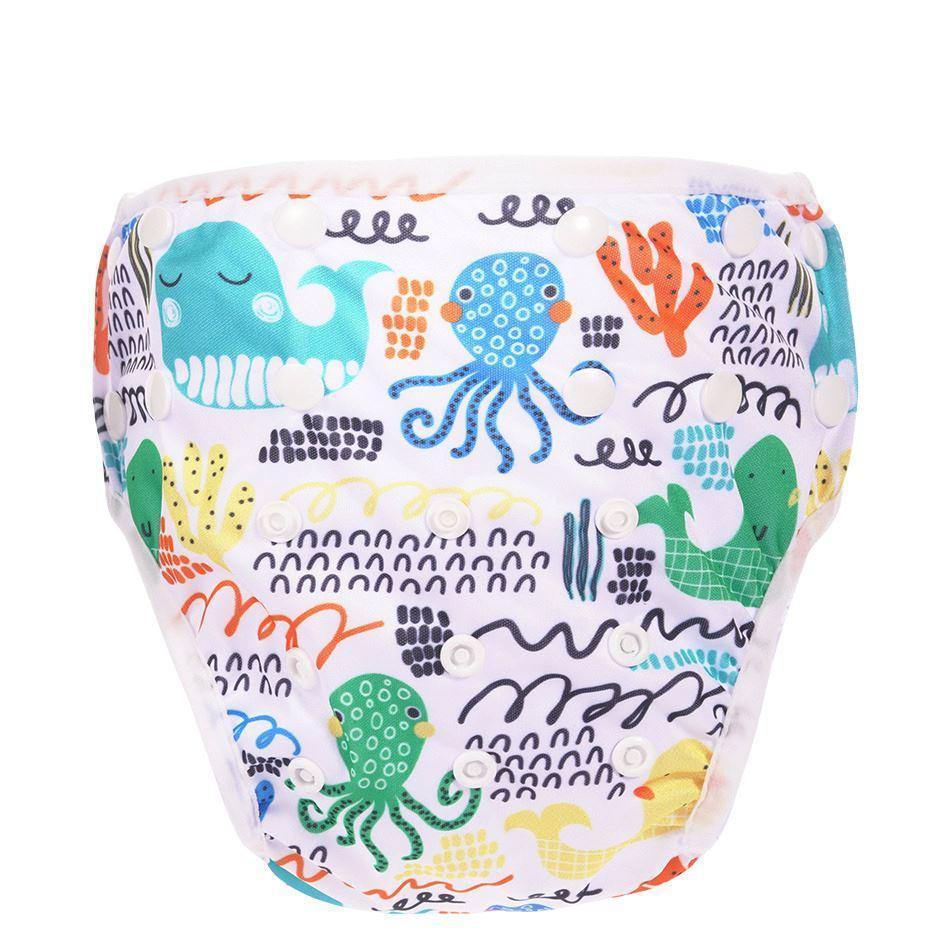 Reusable Baby Swim Nappy - Under the Sea For Baby 3-15 kg 