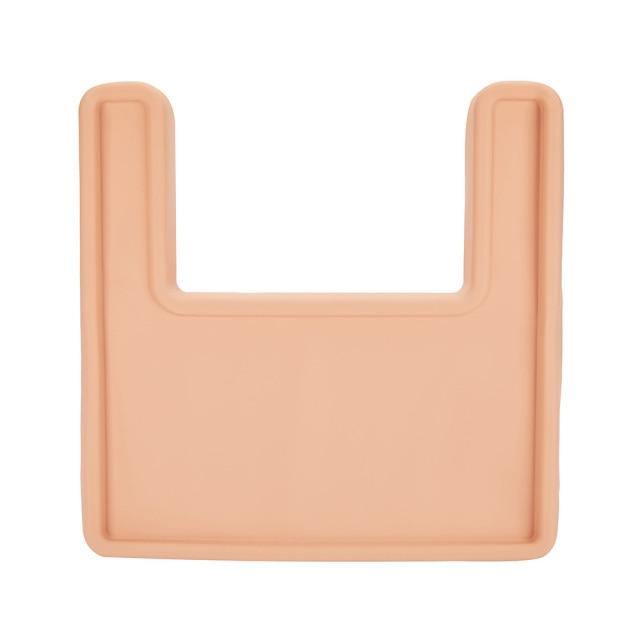 Silicone High Chair Placemat (Full Coverage) - apricot 