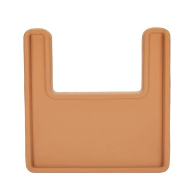 Silicone High Chair Placemat (Full Coverage) - clay 