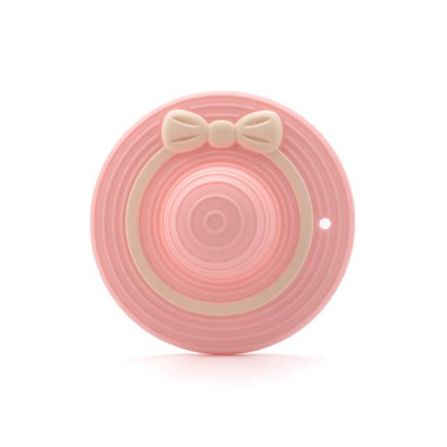 Silicone Teether - Hat (Pink) - Our Baby Nursery