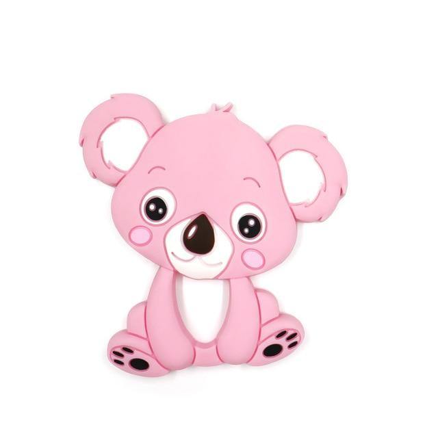 Silicone Teether - Koala (Pink) - Our Baby Nursery
