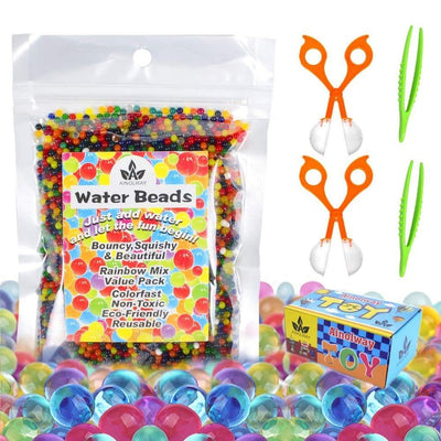 Water Beads, Scoops & Tweezers Set - 