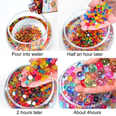Water Beads, Scoops & Tweezers Set - 